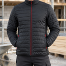Black/Red Padded Thermal Work Coat