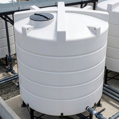 13000 Litre Cone Tank, 13° Angle, UV Polyethylene, 2" Drain