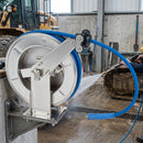 Stainless Steel Retractable Hose Reel 20m × 3/8″ 400 Bar