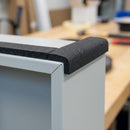 Black Expanded EPDM Foam Strip 25x12mm, Self Adhesive - 10m Roll