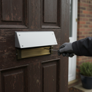 Premium Heavy Duty Letterbox Security Cowl Hood - 12 Inch Key Fishing Blocker Guard for Enhanced Home Protection