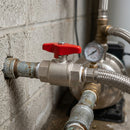 3/4" BSP Female x 3/4" BSP Female Plated Brass Ball Valve