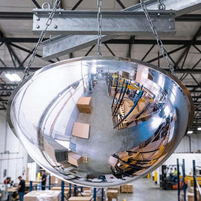 1150mm Diameter PMMA Half-Sphere Safety Dome Mirror with 360° View
