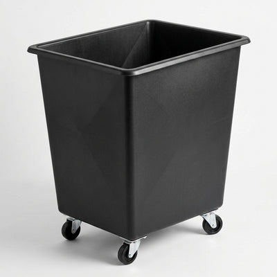 135 Litre Tapered Truck Recycled Polyethylene Black