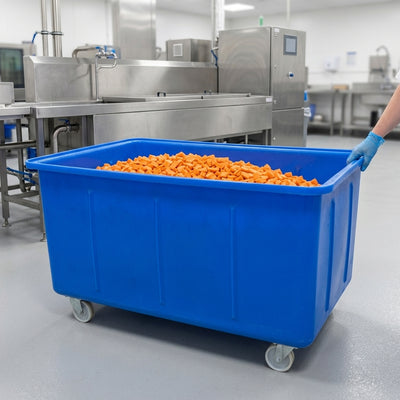 625 litre Heavy Duty Tapered Truck, Food-Grade Polyethylene
