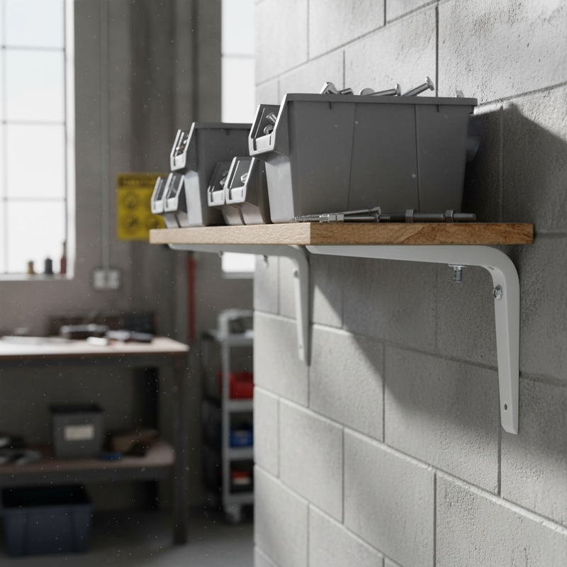 Dark Slate Gray Premium Reinforced Brackets - Strong and Versatile Support