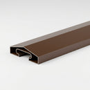 Capping Rail 2.45m Sepia Brown (view 2)