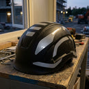 Grey Reflective Helmet Sticker Set