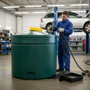 Dark Slate Gray Premium 1300 Litre Bunded Waste Oil Tank for Safe Storage