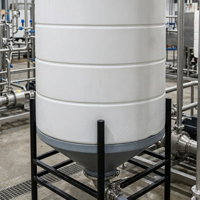 2100 Litre Cone Tank 30° – Complete Drainage Polyethylene