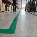 Forklift-Traffic Floor Lane Marking Tape - 50mm - Green