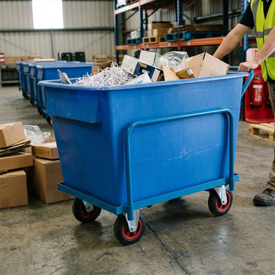 Mobile Container Truck – 455 Litre Polyethylene Tank