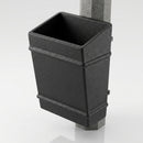 35 Litre post mountable open top litter bin GFC (view 2)
