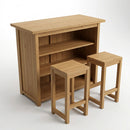 Garden Bar with 2 Stools Set (view 2)