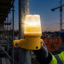 White Battery Operated LED Scaffold Lamp with 360° Coverage