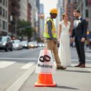 Gray High-Performance Replacement Wedding Cone Sleeve - 500mm