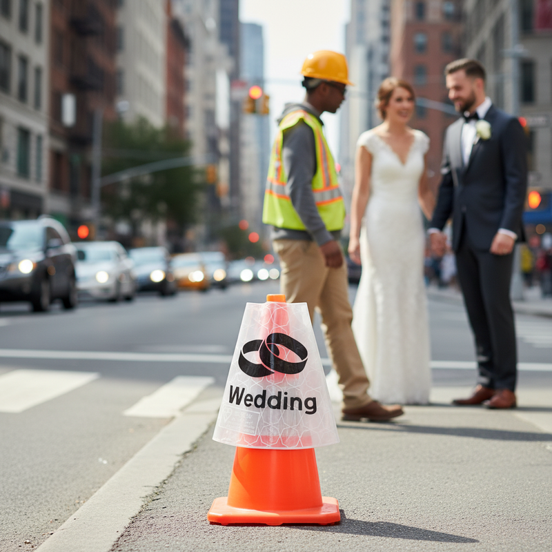 Gray High-Performance Replacement Wedding Cone Sleeve - 500mm