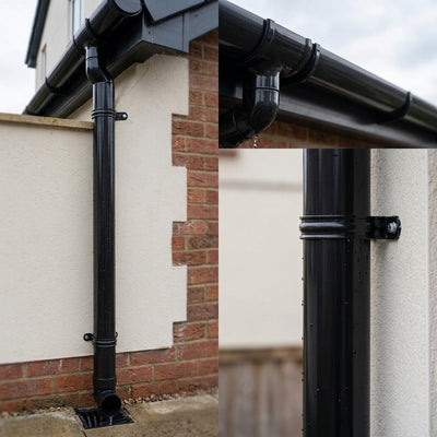 68mm Downpipe 4M Length Gloss Finish
