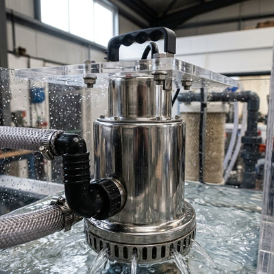 Stainless Steel Centrifugal Drainage Pump 250 L/min 10m Head