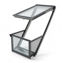 Balcony Rooflight 1140x1180mm Triple Glazed Opening System (view 2)