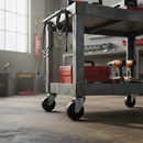 Dark Slate Gray Premium Light Duty Castor for 25mm Square Tube Systems