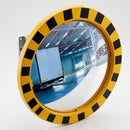 600mm Diameter P.A.S Yellow and Black Framed Convex Mirror (view 2)