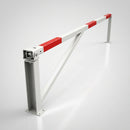 3000–5000mm Adjustable Swivel Barrier Steel White (view 2)