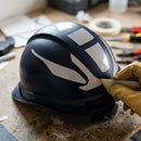 Grey Reflective Helmet Sticker Set