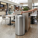 120 Litre stainless steel open top litter bin