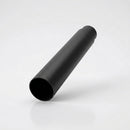 Flush Joint Aluminium Downpipe 63mm Diameter × 3m Length — Textured Black