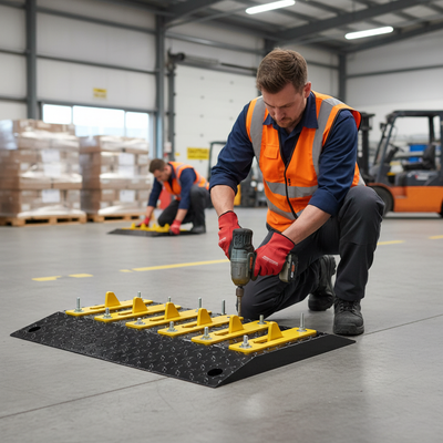 Heavy Duty Sharks Teeth Ramp Mid Section for Traffic Calming