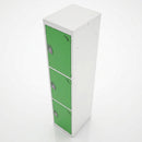 3-Door Steel Locker with Cam Lock – 1.5mm Frame (view 2)