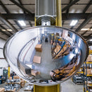 800mm Diameter PMMA Half-Sphere Convex Safety Dome Mirror