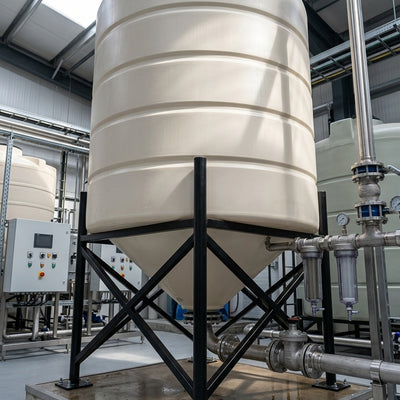 6200 Litre Cone Tank, 15° Angle, UV Polyethylene