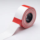 500m x 80mm Non-Adhesive Barrier Tape Red and White (view 2)
