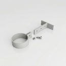 Adjustable Aluminium Pipe Clip 76mm Diameter — RAL 7035