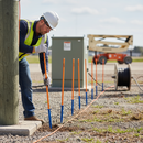 Rosy Brown Premium Non-Conductive Insulated Line Pin 900mm - Pack of 10