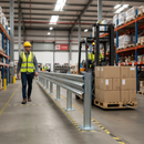 Rosy Brown Premium Heavy Duty Double Armco Barrier Beam 1.8m Long and 3mm Thick for Industrial Traffic Protection