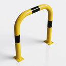 1200 x 1000mm Steel Collision Protection Guard Yellow/Black (view 2)