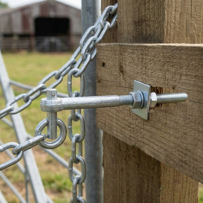 Galvanised Hook to Bolt with 1" Pin
