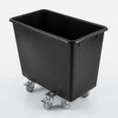 200 litre tapered truck recycled polyethylene black (view 2)