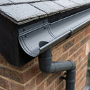 Half Round Aluminium Gutter Outlet 63mm Dia. 125mm