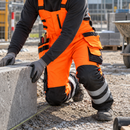 Class 2 Orange/Black One-Piece Workwear with Holster Storage