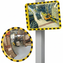 Rosy Brown Premium Industrial Observation Safety Mirror for Enhanced Visibility