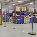 Dark Gray Premium Polyethylene Barrier Chain - 6mm Gauge - 1m Length