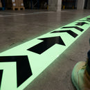 Glow in the Dark Arrow Guidance Tape – 50mm x 10m