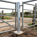Galvanised Dual Slam Post 4½" for 53" Gates