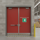 Dim Gray Premium Slide to Open Fire Safety Signs - Reversible Design