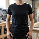 Black Women's Slim Fit Cotton Tee