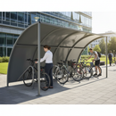 Dark Slate Gray Premium Cycle Shelter with Integrated Bike Stands - 1m to 5m Lengths